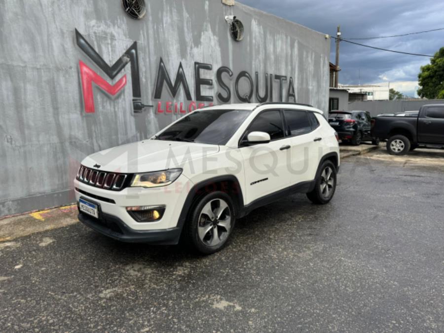 JEEP COMPASS SPORT 2018 - BRANCO - FLEX Carros Em Leilão | Mesquita Leilões